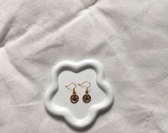 Summer smiley earrings