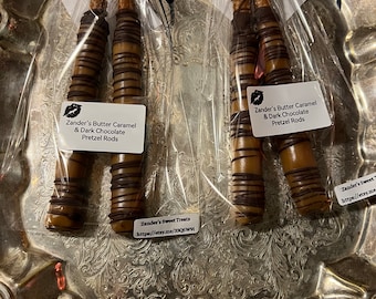 Zander’s Butter Caramel & Dark Chocolate Pretzel Rods