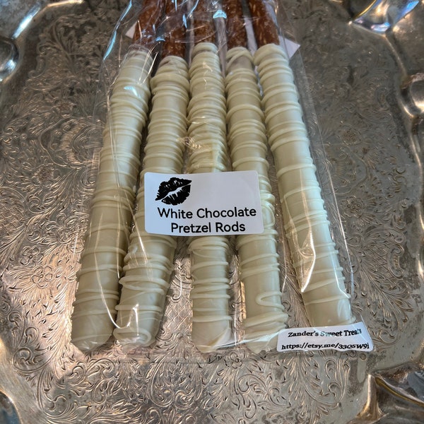 Chocolate covered pretzel rods