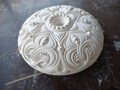 14" Vintage Ceiling Medallion for Light Fixtures, Chandeliers, Fans, and 3D Wall Art | Elegant Plaster Rosette, Timeless Home Decor