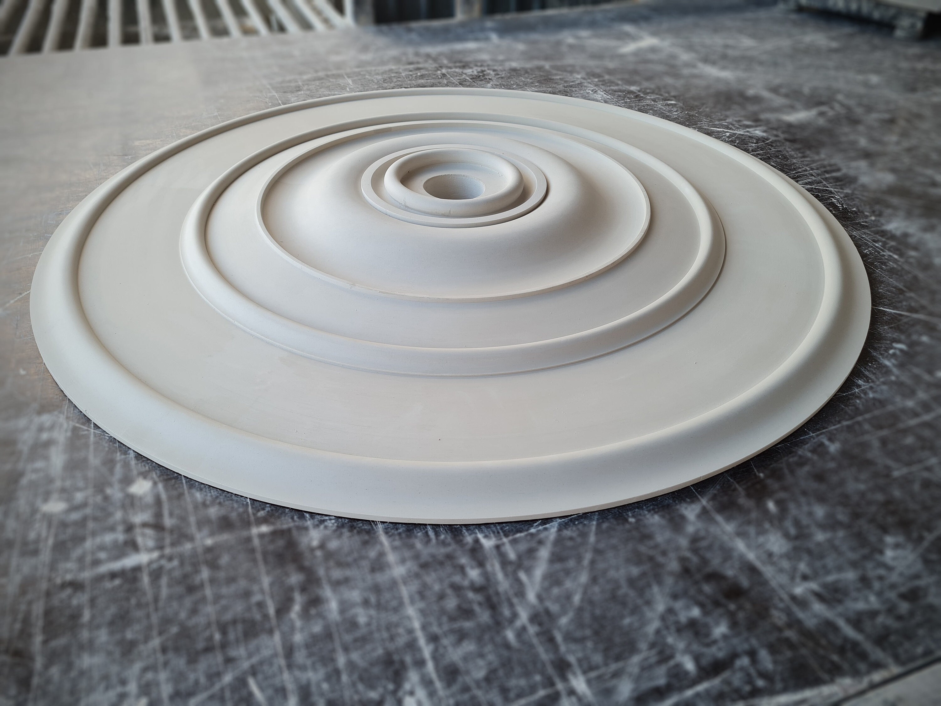 30 Sleek and Minimalist: Plaster Ceiling Medallion With - Etsy