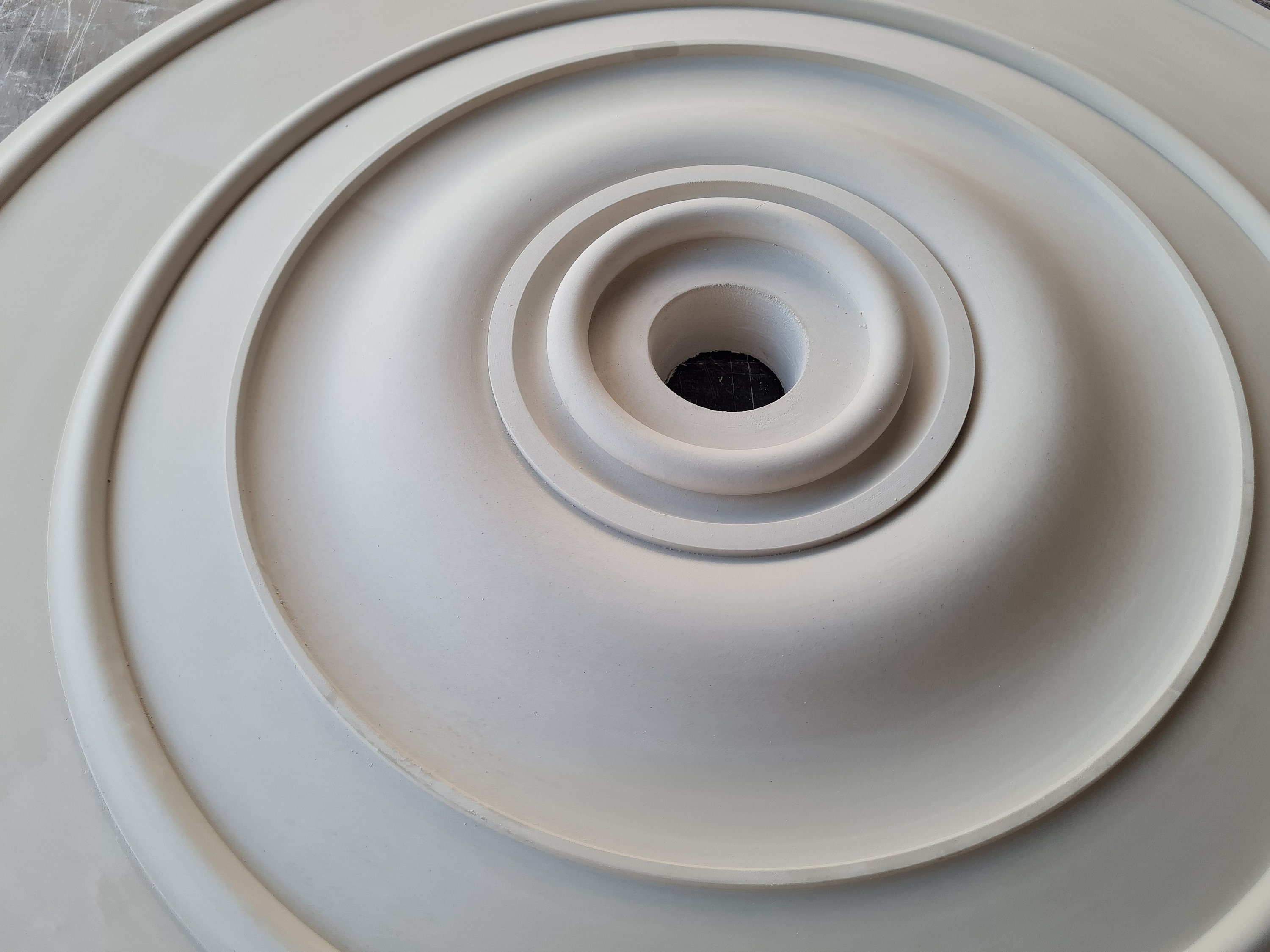 30 Sleek and Minimalist: Plaster Ceiling Medallion With - Etsy