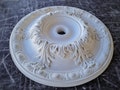 19" Vintage Ceiling Medallion for Light Fixtures, Chandeliers, Fans, 3D Wall Art Plaster Ceiling Rosette for Exquisite 3D Wall Installations