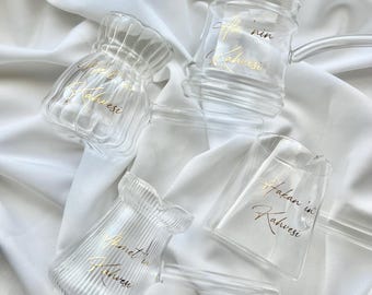 Glass mocha pots cam cezve groom Damat kahvesi nisan söz