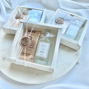 Personalized wedding gift for engagement | Gift box with Kolonya & coffee | Söz Nişan Turkish gift