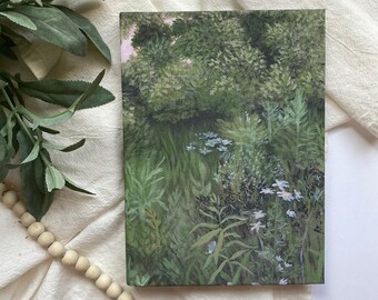 Evergreen Landscape Painting Hardcover Journal Matte