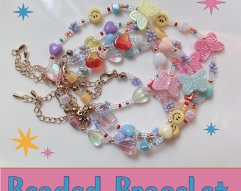 Butterfly Beaded Bracelet