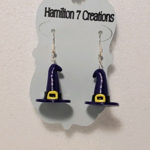 witch hat earrings