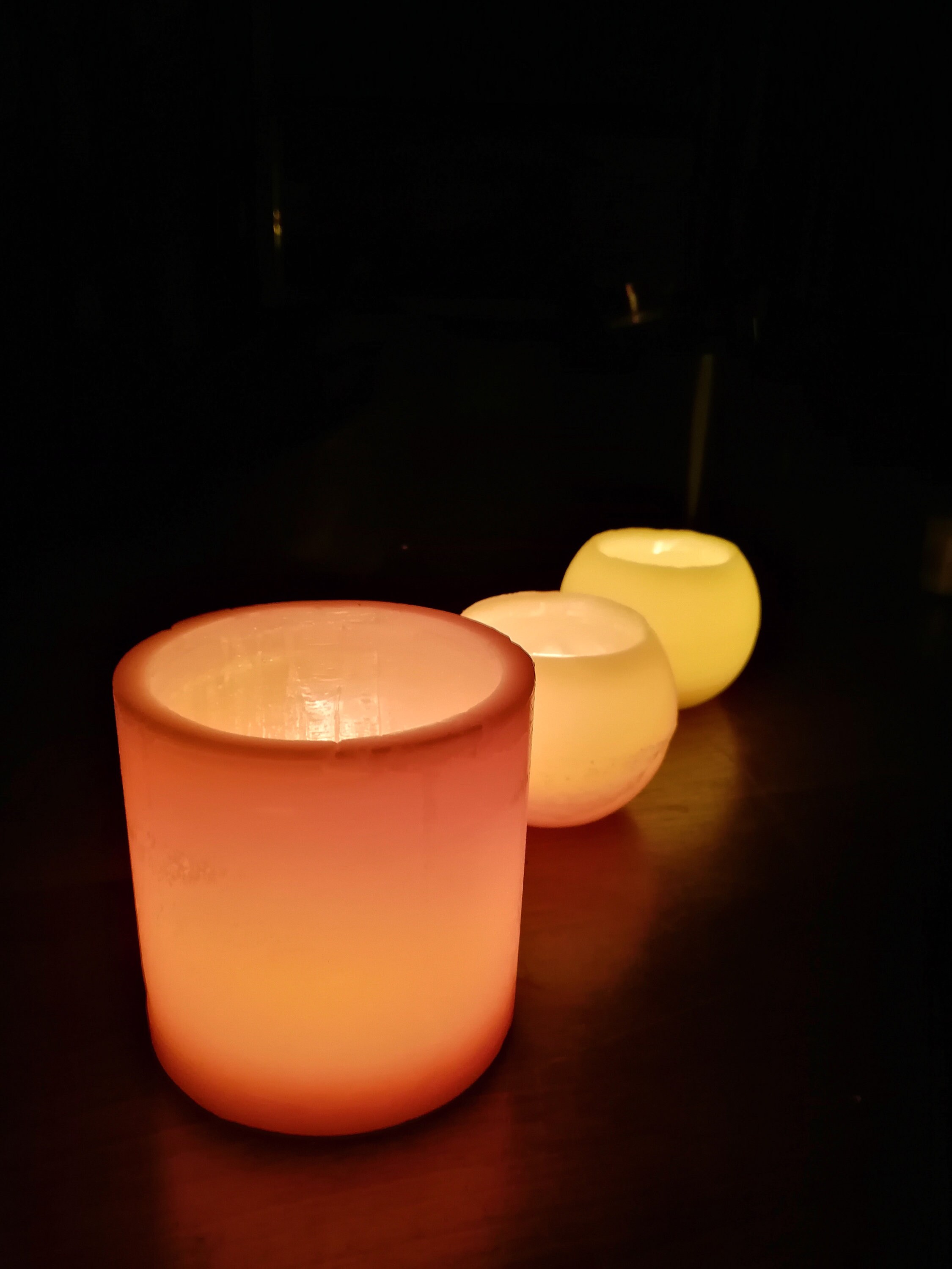 Wax Hurricane Candle Holder