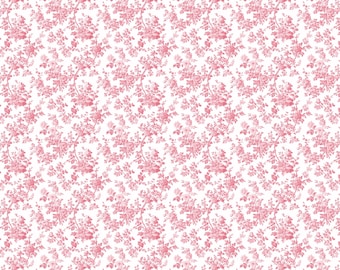 Pink Floral clay Transfer Sheet / Transfer Sheets 31 / Preppy Pink Floral