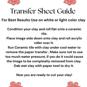 Transfer Sheets 33
