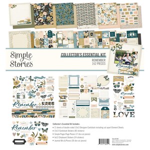 NEU!!! Erinnere dich Papiersammlung Einfache Geschichten Scrapbook Memory Keeping Paper Crafting