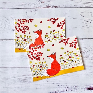 Autumn Fox Postcard