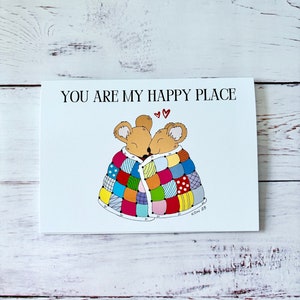 You Are My Happy Place, Anniversary Card, Valentines' Card