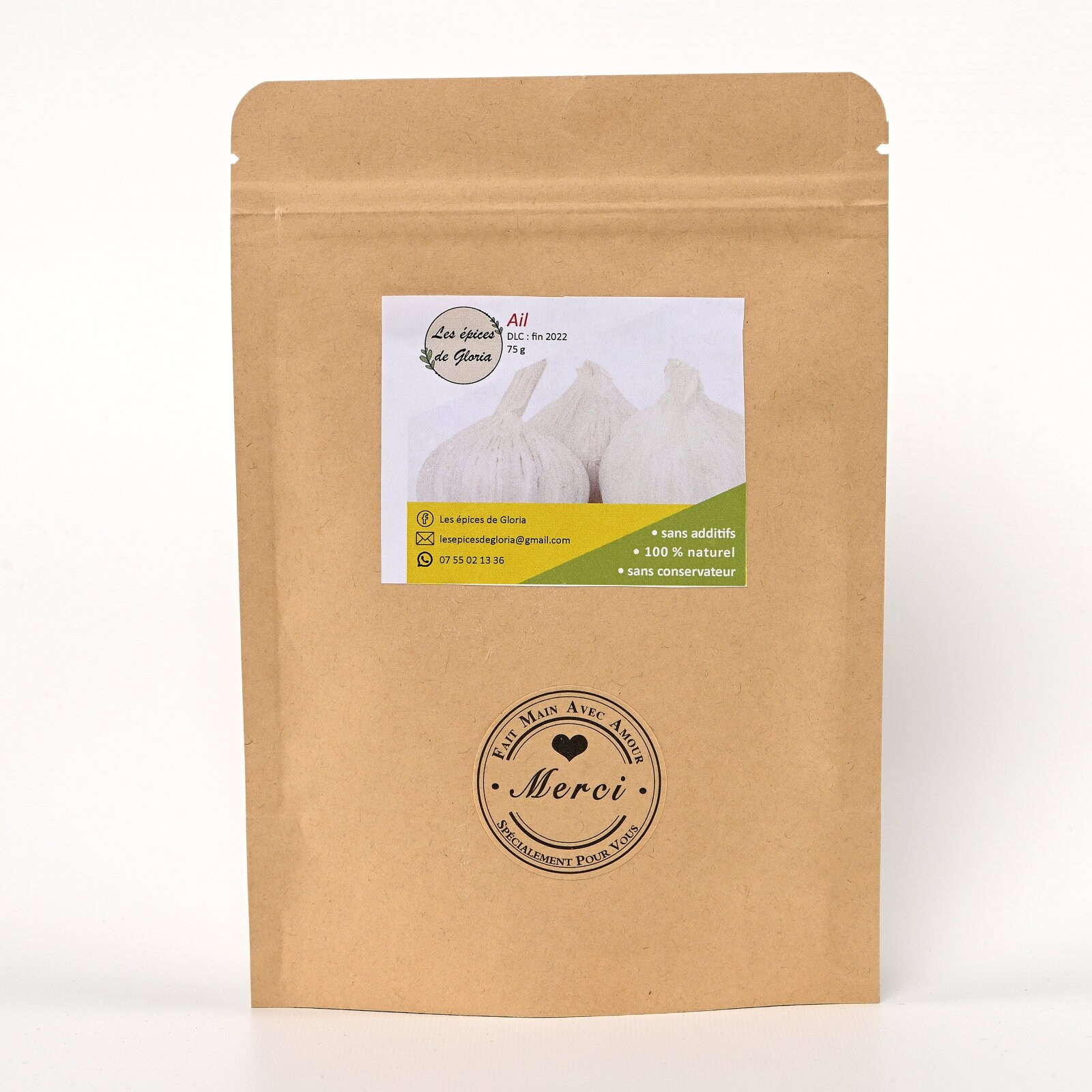 Ail Moulu 100% Naturel