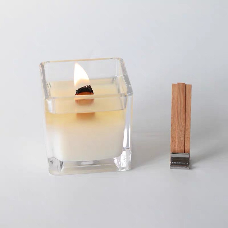 Wooden Candle Wicks With Clips, Wooden Wicks, Bambu Wicks, Candle