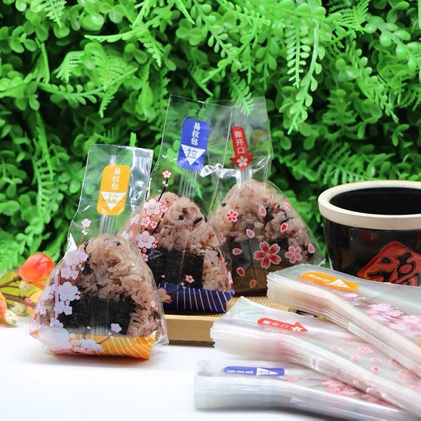 Onigiri Wrapper • DIY Bento Box • Picnic • Meal Prep • Sushi • Japanese Rice Balls • Sandwich Paper • Kids Lunch Box • Work • School