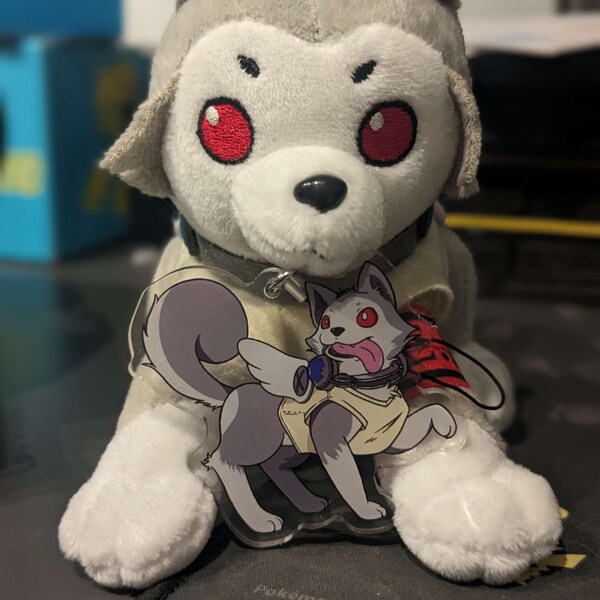 Koromaru Persona 3 Acrylic Keychain