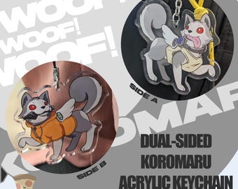 Koromaru Persona 3 Acrylic Keychain
