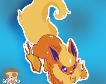 Flame on || Flareon Eeveelution Vinyl Sticker