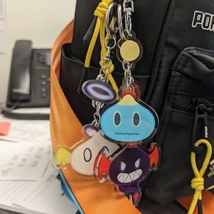 Chao, Hero Chao, Dark Chao Acrylic Charms