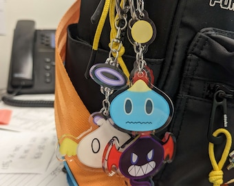 Chao Garden Acrylic Charms: Hero, Dark, Neutral