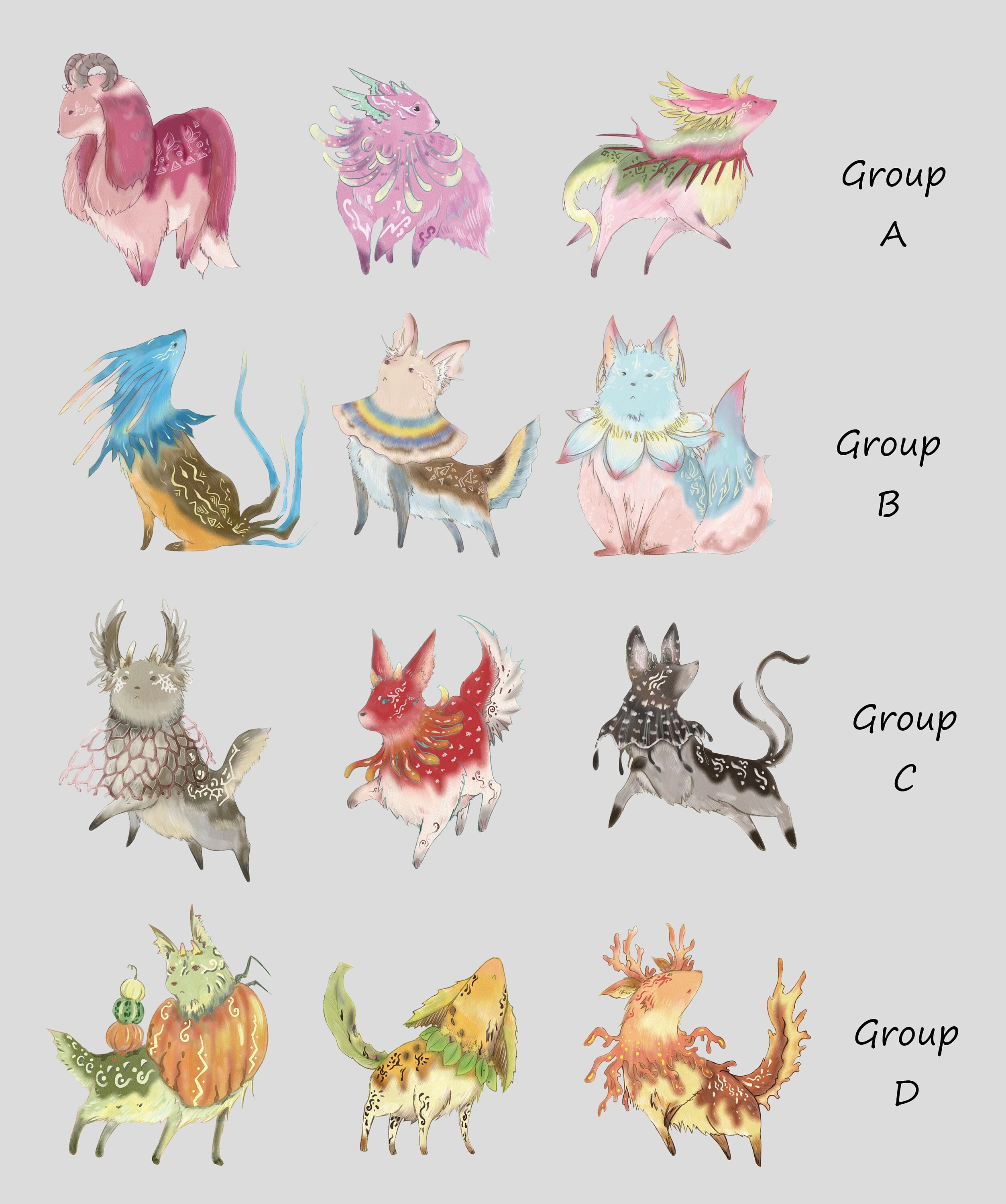 Mythical Animal Die Cut Stickers Fantasy Creatures - Etsy Australia Mythical Animal Die Cut Stickers Fantasy Creatures - Etsy Australia