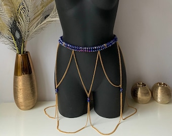 Body jewelry - chain baya - chain loincloth - baya loincloth