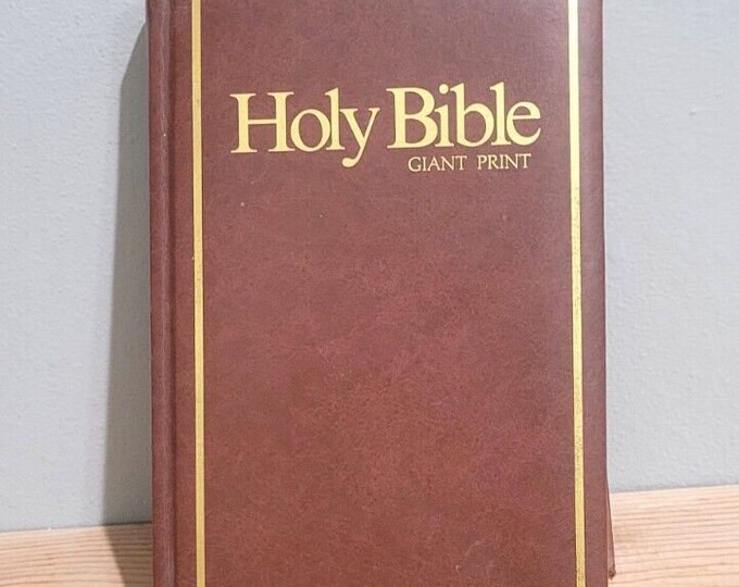 Holy Bible King James Version Giant Print Red Letters Reference Nelson ...