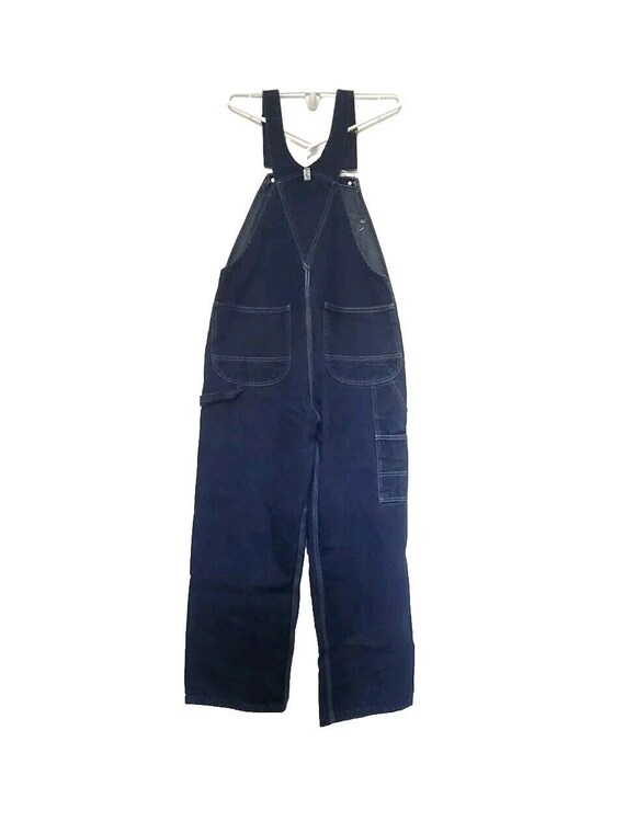 Key Imperial Denim Bib Overalls Men's Size 36x29 … - image 2