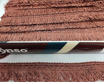 ループ フリンジ - コーラル - 1 1/2" - Conso Products Company - ヤード単位で販売