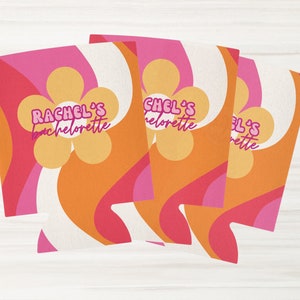 Dazed and Engaged, Disco Bachelorette, Slim Can Cooler, Bachelorette Party Can Coolers, Bachlorette Party Favor