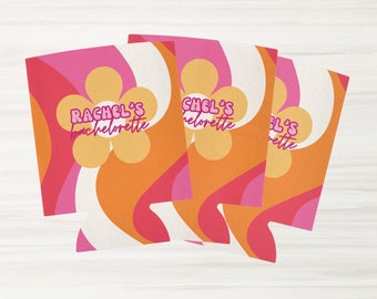 Dazed and Engaged, Disco Bachelorette, Slim Can Cooler, Bachelorette Party Can Coolers, Bachlorette Party Favor