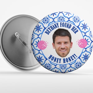 Bachelorette Buttons, Disco Bachelorette, She Found Her Honey Honey, Bachelorette Party Pins, Bachelorette Groom Head Button, Last Disco