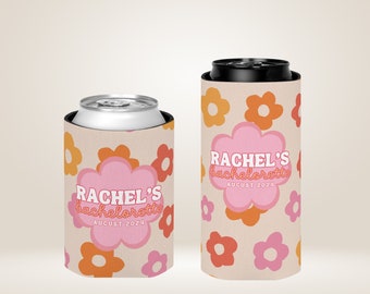Dazed and Engaged, Disco Cowgirl, Bachelorette Party Can Coolers, Disco Bachelorette, Bachlorette Party Favor, Retro Bachelorette