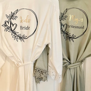 Personalised Bridal Day Robes