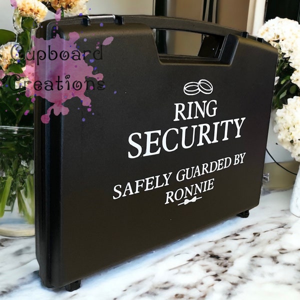 Ring Security Briefcase - Novelty wedding ring box