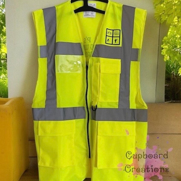 Personalised custom Hi-Vis vest