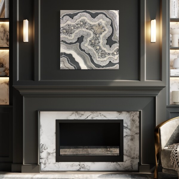 Above Fireplace Art Etsy