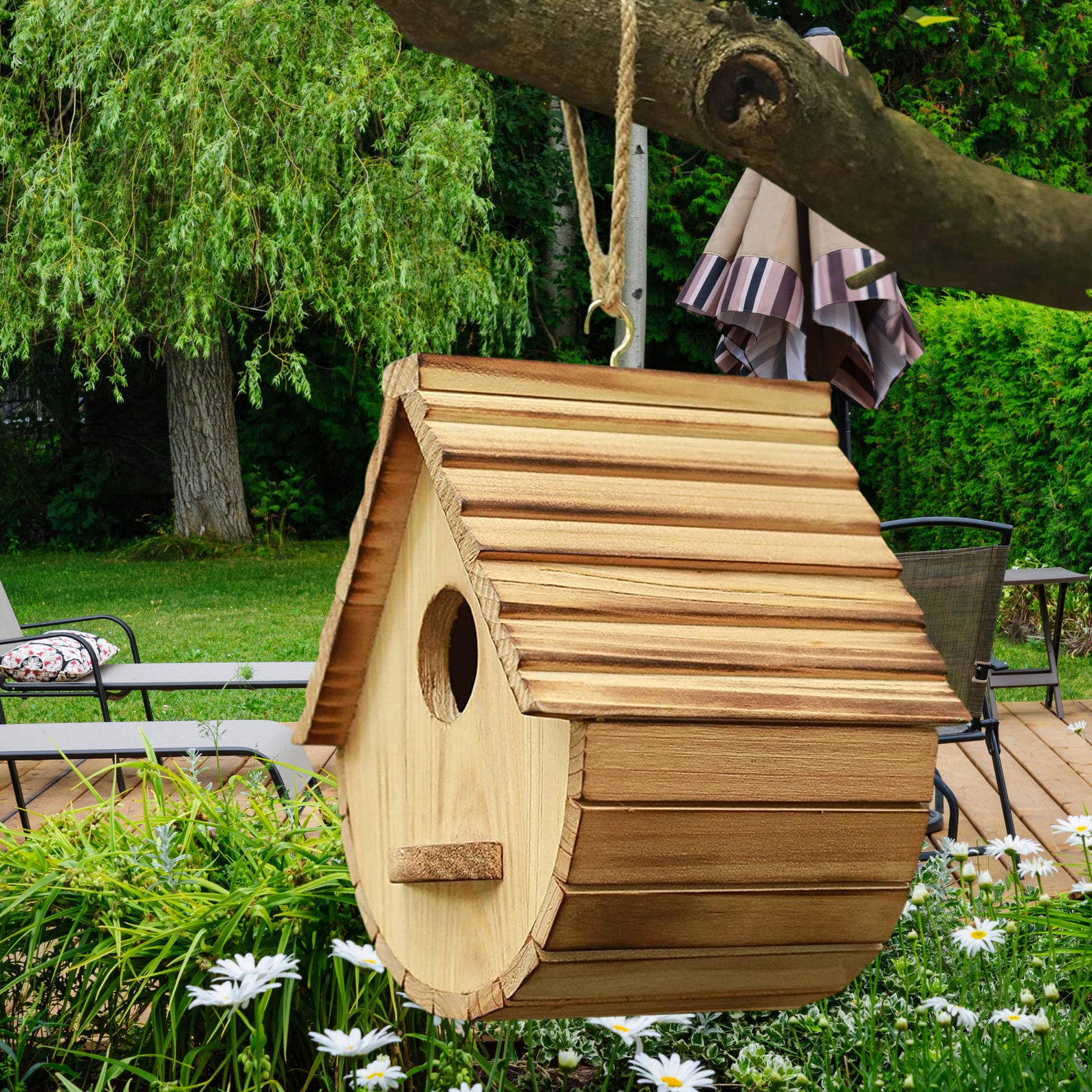 Outdoor Bird House for Outside Clearance Wooden Birdhouse - Etsy