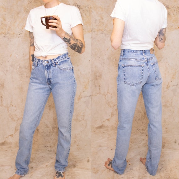 90s Gap Straight Leg Jeans with Long Inseam, 100%… - image 1