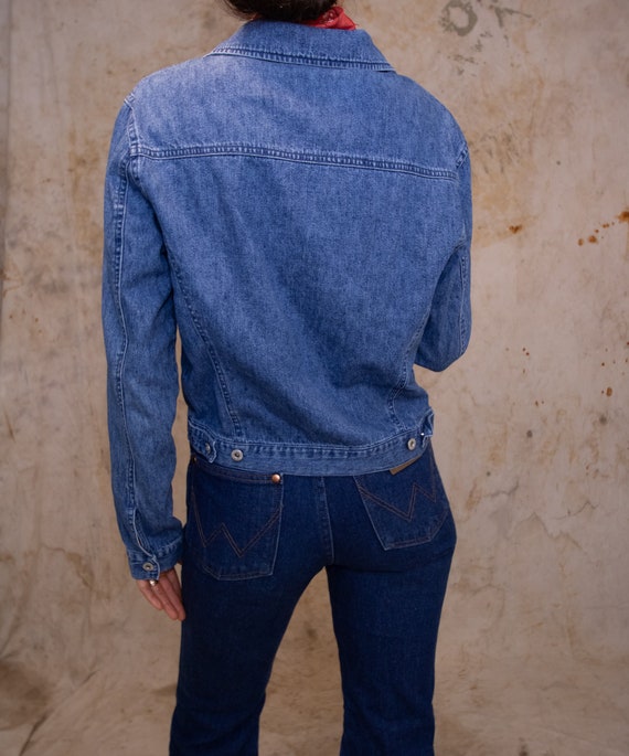 90s Lightweight Denim Jean Jacket - M View 4