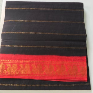 Handloom Veldhari Design Madurai Sungudi saree Traditional SouthIndian Festive wear sarees Party wear sariMadurai Temple City sari image 2