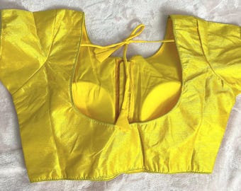 Camicette pronte da indossare in seta Phantom Silk / Abbigliamento festivo / Camicetta da festa / Top corto per sari