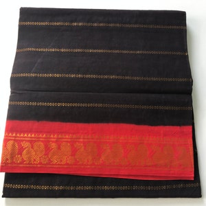 Handloom Veldhari Design Madurai Sungudi saree Traditional SouthIndian Festive wear sarees Party wear sariMadurai Temple City sari image 3