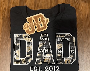 Personalisiertes Dad T-Shirt für Männer und Frauen
