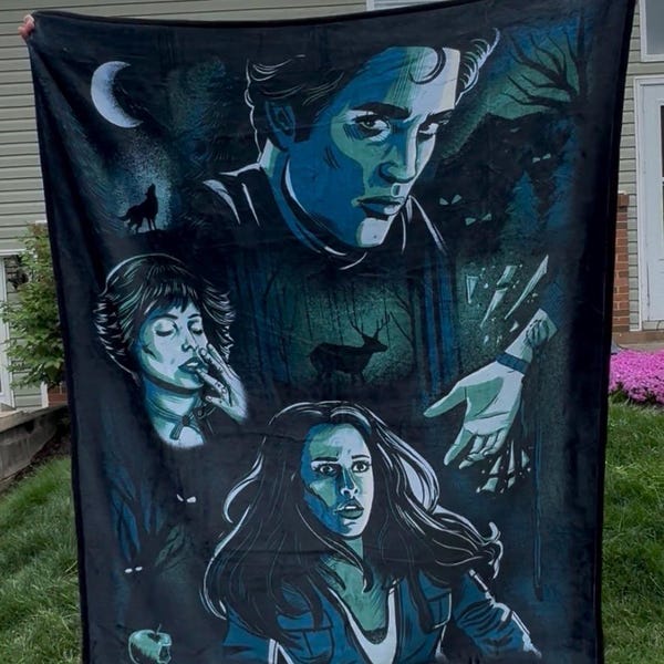 Manta del bosque vampírico