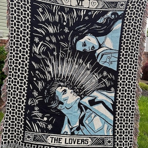 The Lovers Woven Blanket