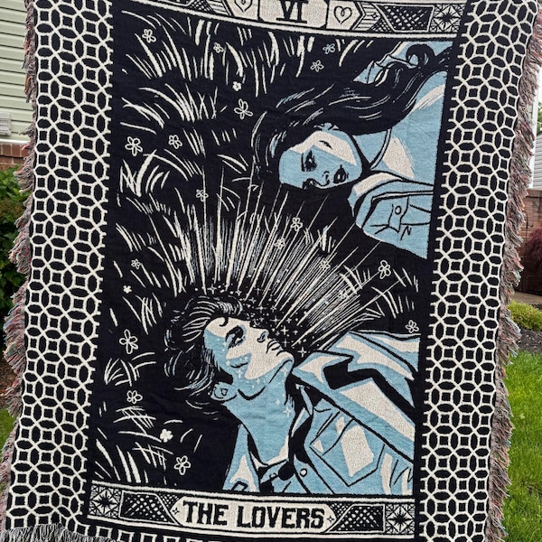 La coperta tessuta degli amanti