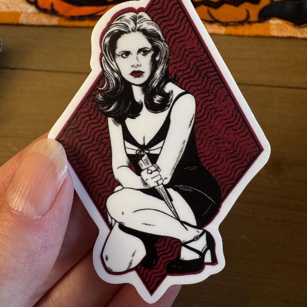 Slay Girl 2.5 inch waterproof sticker